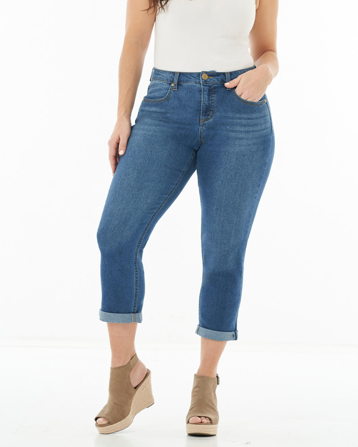 Cropped Jeans
