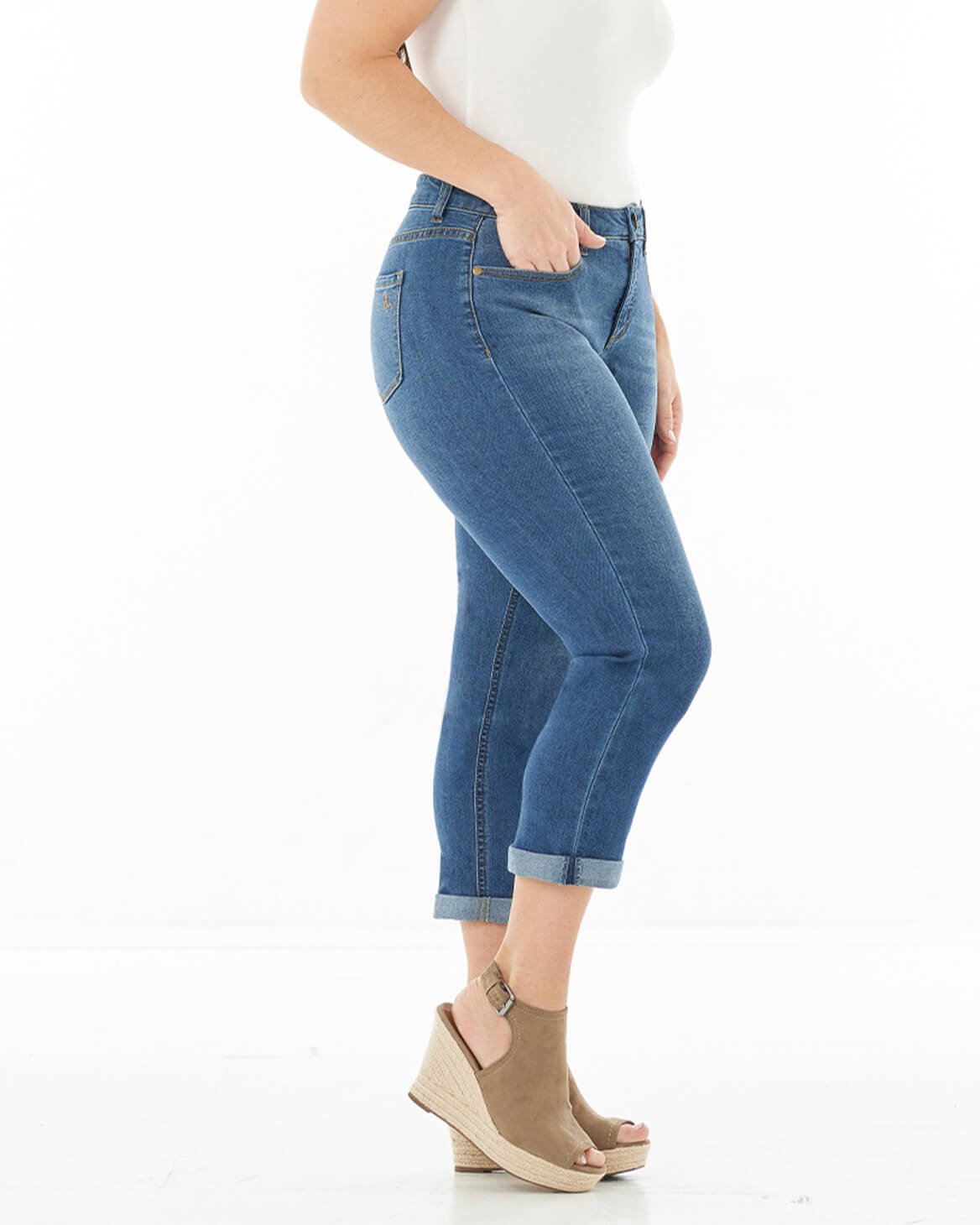 Cropped Jeans