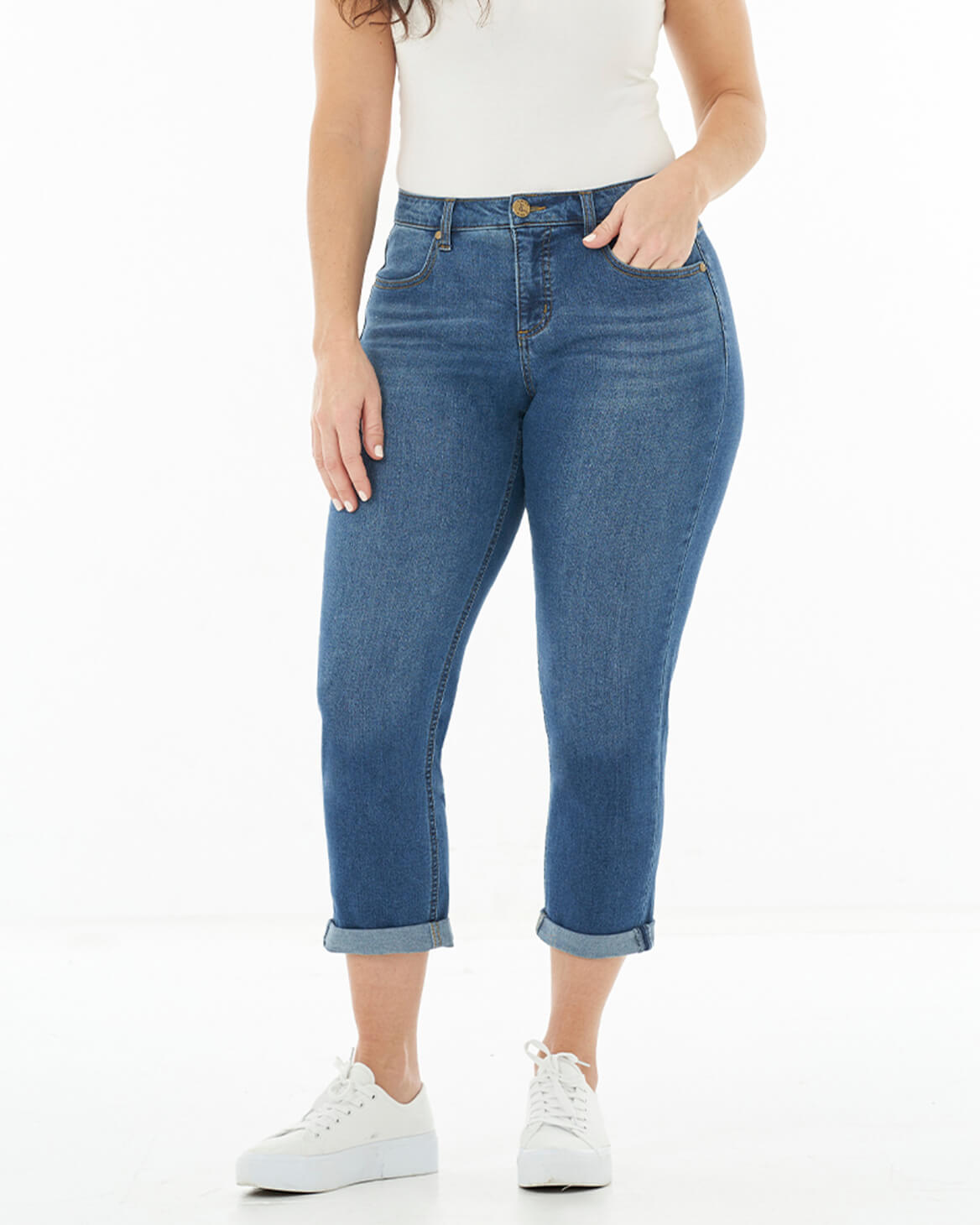 Cropped Jeans