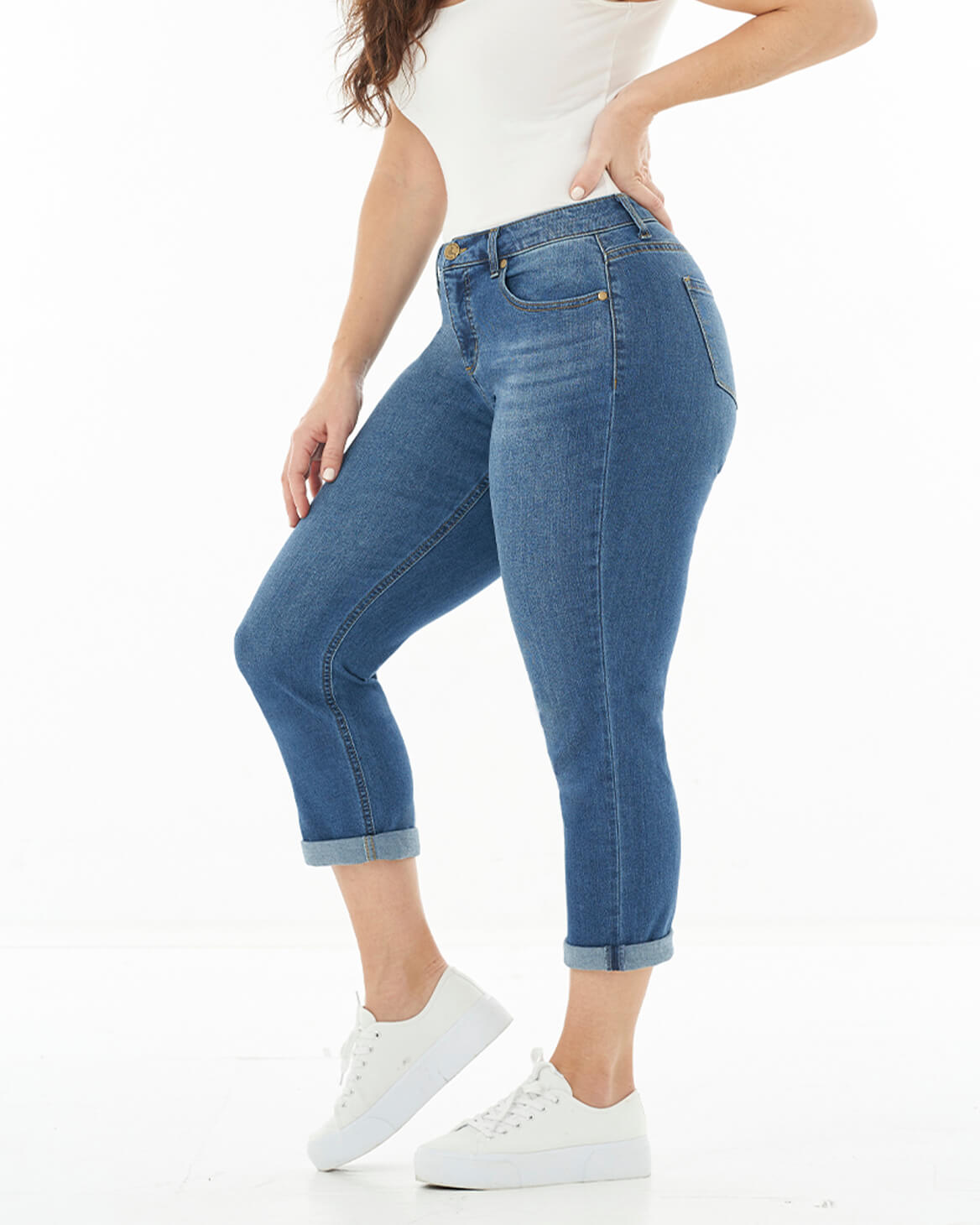 Cropped Jeans