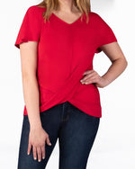 Twist Front Knit Dolman